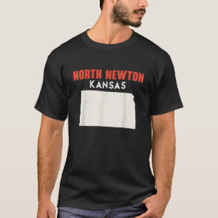 T-shirt North Newton Kansas USA State America Travel Kansa