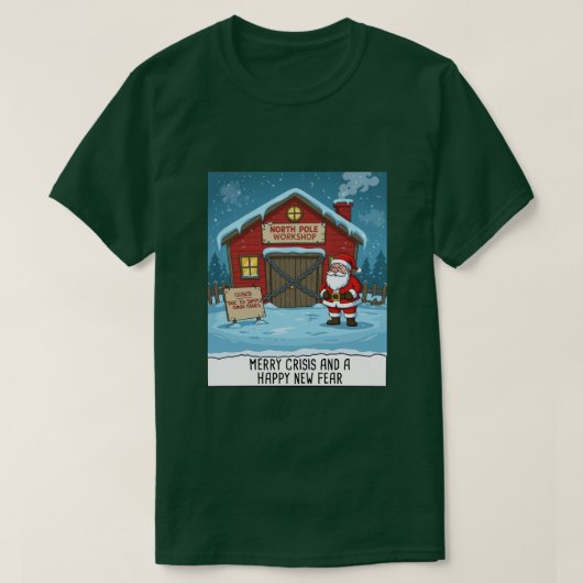 T-shirt North Pole Cartoon Funny (Design devant)