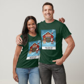T-shirt North Pole Cartoon Funny (Unisexe)
