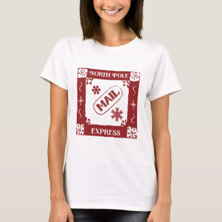 T-shirt North Pole Postage Stamp