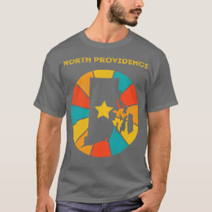 T-shirt North Providence Rhode Island Vintage en détresse