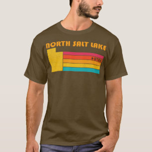 T-shirt North Salt Lake Utah Souvenir Vintage en détresse