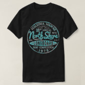 T-shirt North Shore Hawaii Long Board Surf (Design devant)