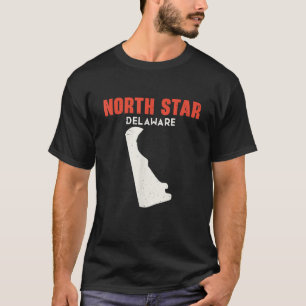 T-shirt North Star Delaware USA State America Travel Delaw