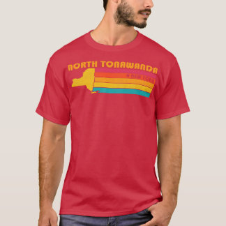 T-shirt North TonaNew York Vintage Souvenir désorganisé