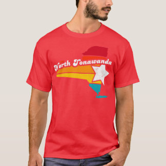 T-shirt North TonaNew York Vintage Souvenir désorganisé 2