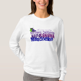 T-Shirt Northern California Napa Sonoma Mendocino