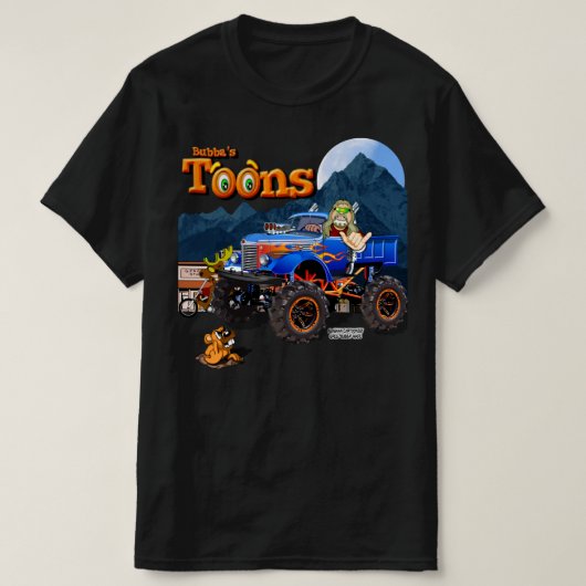 T-shirt Nortwest Wildlife Cartoon Tee (Design devant)