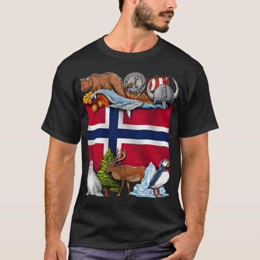 T-shirt Norvège (Devant)