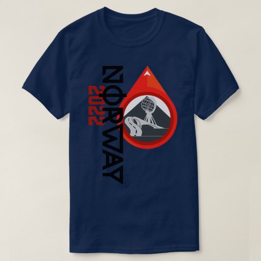 T-shirt Norvège 2022 (Design devant)