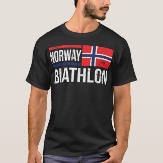T-shirt Norvège Biathlon Cible Ski de tir Concours