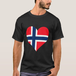 T-shirt Norvège Drapeau He Norvège Love Norvège Norvège