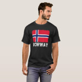 T-shirt Norvège - Drapeau Soutien Norvégien Femmes Hommes (Devant entier)