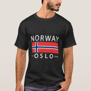 T-shirt Norvège Histoire Norvège Oslo Norvège