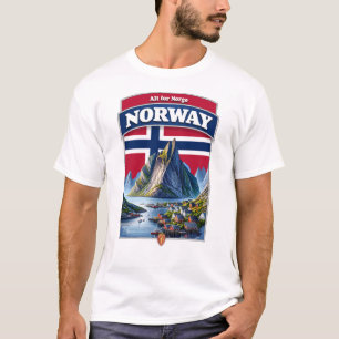 T-shirt Norvège Norge Scandinavie Europe