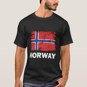 T-shirt Norvège Norvégien Appui à la Fierté Drapeau Norvég