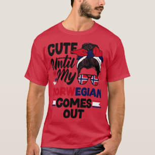 T-shirt Norvège Norvégien mignon Jusqu'À Ce Que Mon Norvég