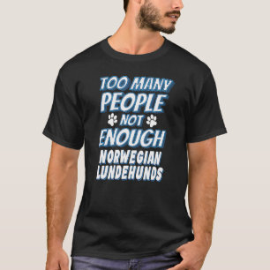 T-shirt Norvégien Chasse À Poumons Race Chien Antisocial