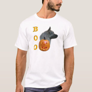T-shirt Norvégien Elkhound Halloween Boo