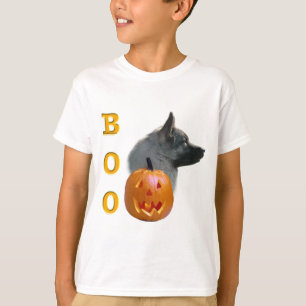 T-shirt Norvégien Elkhound Halloween Boo