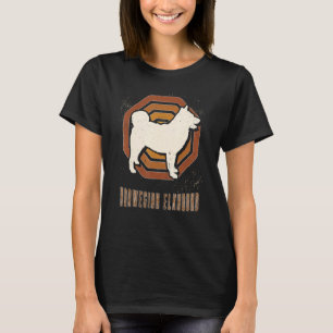T-shirt Norvégien Elkhound Vintage Retro Classic Chien Lov