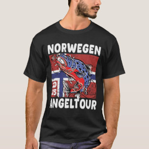 T-shirt Norway Fishing Tour 2025 Angel Tour en Norvège
