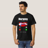 T-shirt Norway is calling (Devant entier)