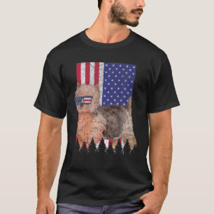 T-shirt Norwich Terrier Chien patriotique USA Pride Americ