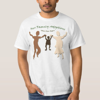 T-shirt Nos adoptions de famille