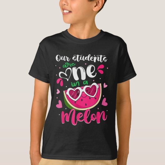 T-shirt Nos élèves sont un melon enseignant pastèque (Devant)