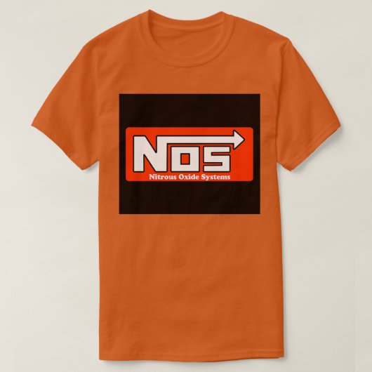 T-shirt NOS Nitrous Oxide Systems Sticker Mask  (Design devant)