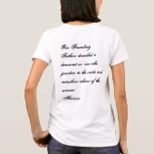 T-shirt Nos pères fondateurs ont décrit un démocrate en (Dos)