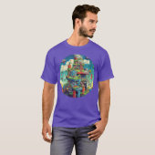 T-shirt Nostalgic Gaming Delight Relive Pielated Adventu f (Devant entier)