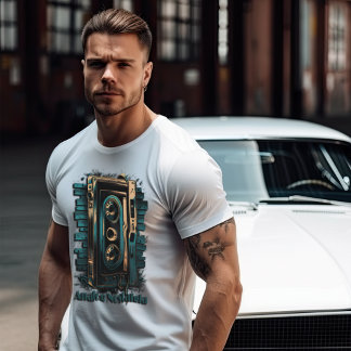 T-shirt Nostalgie analogique, Conception Vintage