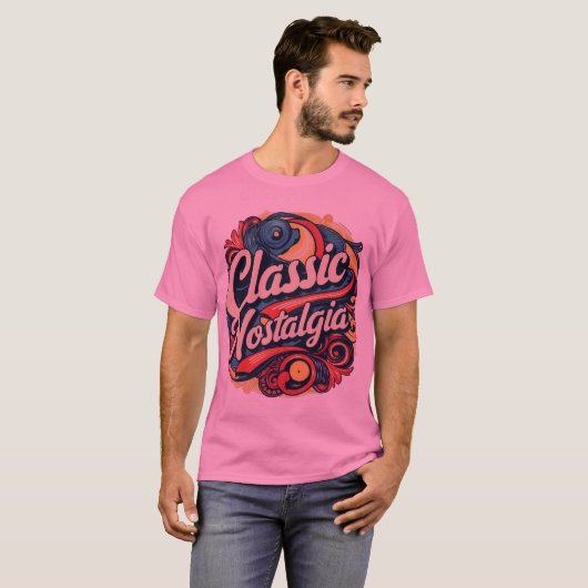 T-shirt Nostalgie classique (Devant entier)