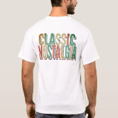 T-shirt "Nostalgie classique" (Dos)