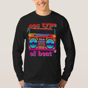T-shirt Nostalgie de rythme des années 90 Vintage Classiqu