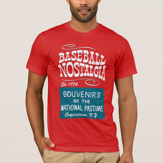 T-shirt Nostalgie du baseball (Devant)