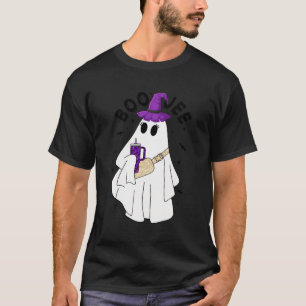 T-shirt Nostalgique Costume Fantôme Halloween Pour Femmes