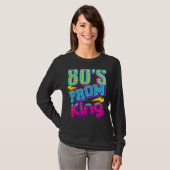 T-shirt Nostalgique de Throwback Disco Disco du Prom King (Devant entier)