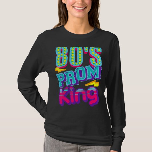 T-shirt Nostalgique de Throwback Disco Disco du Prom King (Devant)
