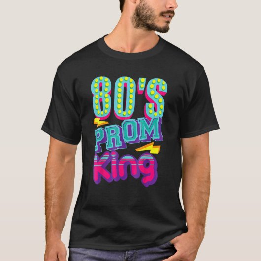 T-shirt Nostalgique de Throwback Disco Disco du Prom King  (Devant)
