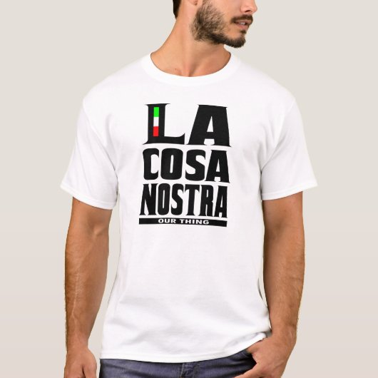 T-shirt Nostra de cosa de La (NOTRE CHOSE) (Devant)