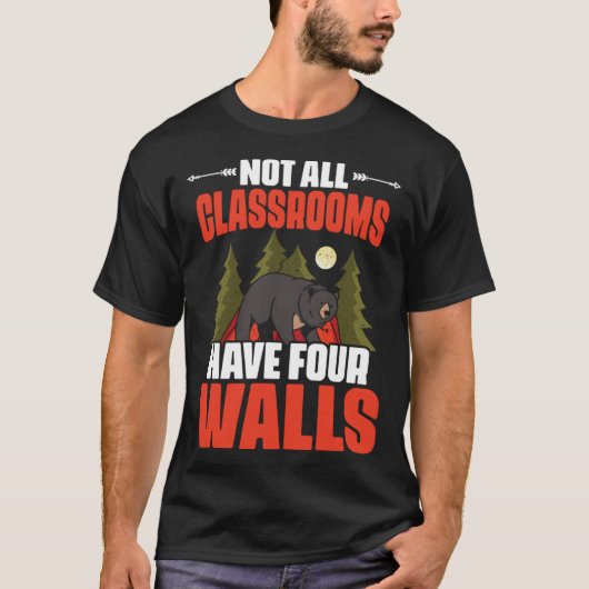 T-shirt Not All Classrooms Have Four Walls Education Homes (Devant)