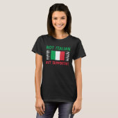 T-shirt Not Italian But Supportive 2022 1 (Devant entier)