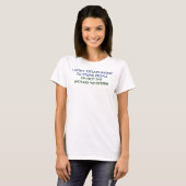 T-shirt Not the Jackass (Devant entier)