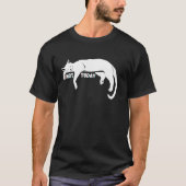 T-shirt Not Today Lazy Sleepy Nope Cat Kitten Lovers Funny (Devant)
