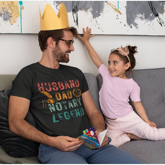 T-shirt Notaire drôle | Bureau - Mari, père, notaire