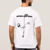 T-shirt notdead - customisé (Dos)
