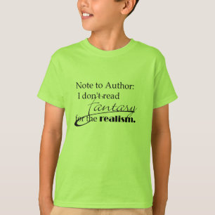 T-shirt Note à l'auteur